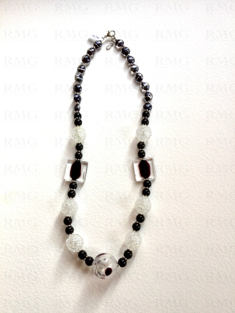 Black And White Necklace