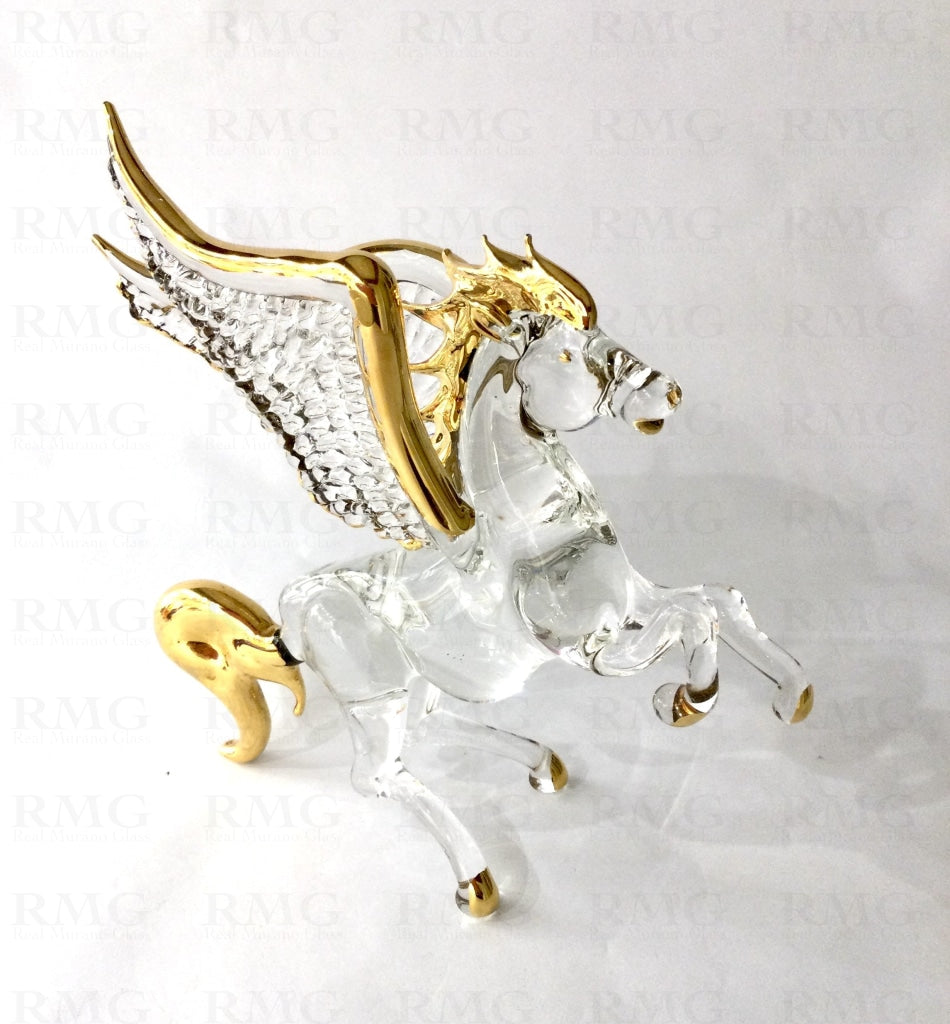 Pegaso - Crystal And Gold Leaf